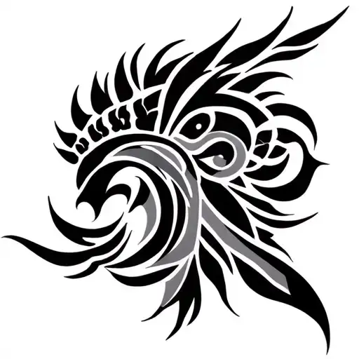 Ilocano tribal tattoo design idea