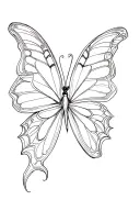 butterflies tattoo design idea