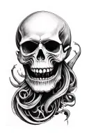 Skull Simon Ghost Riley tattoo design idea