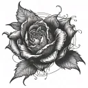 Blackout tattoo design idea