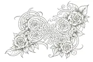 forever & always tattoo design idea