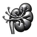 kidney transplant tattoo design idea