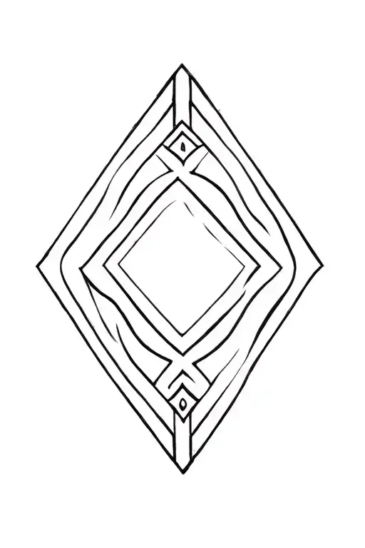  a minimalist polynesian style that represents all 7 days of the Christian creation story.  tattoo design idea