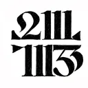 "22 11 1975" "22 11 1975" roman numerals tattoo design idea
