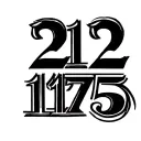 "22 11 1975" "22 11 1975" roman numerals tattoo design idea