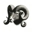 aries ram tattoo design idea
