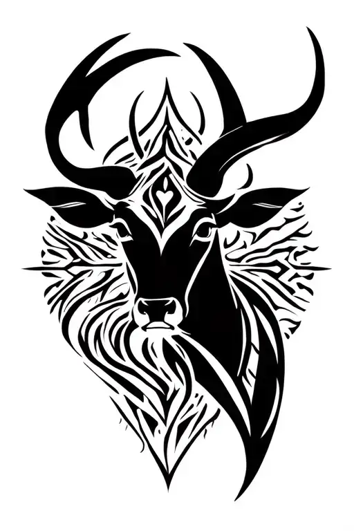 Taurus, Aries, Sagittarius, Capricorn, Leo, Libra zodiac signs tattoo design idea