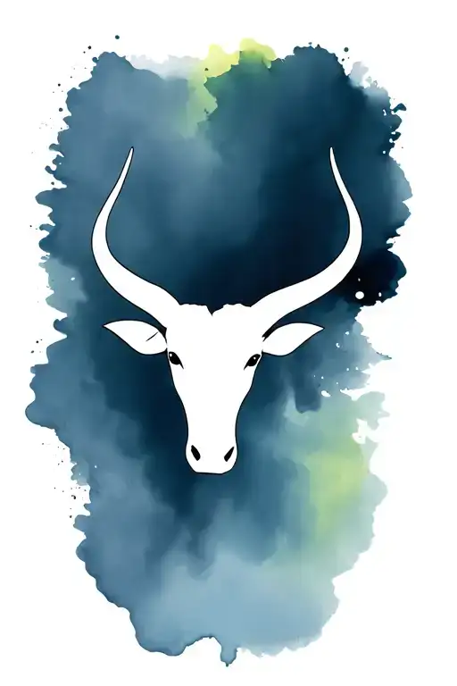 Taurus Virgo tattoo design idea