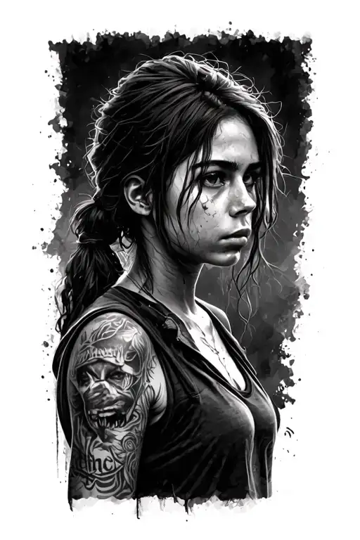 Ellie's tattoo from the last of us tattoo design idea