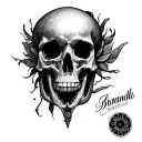 Pubic tattoo design idea