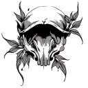 Pubic tattoo design idea