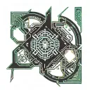 keep quiet tattoo design idea