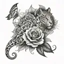 Aroace tattoo design idea