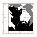 Antarctica map with latitude lines, South Pole and Ross Island marked tattoo design idea