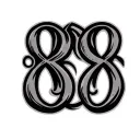 number 808 tattoo design idea