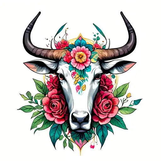 Taurus And libra tattoo design idea