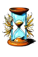 Hourglass tattoo design idea