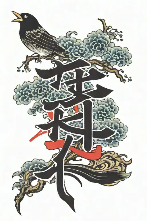 Kanji symbol Kaizen written tattoo design idea