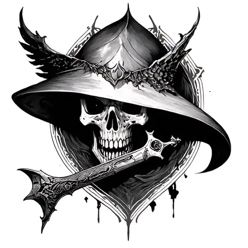 bloodborne hunters dream tattoo design idea