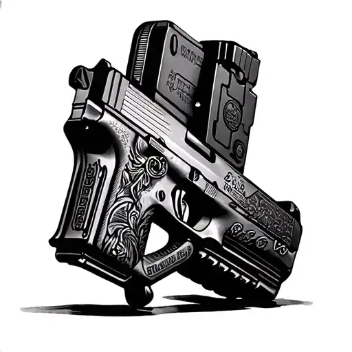 Glock 19 tattoo design idea