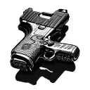 Glock 19 tattoo design idea