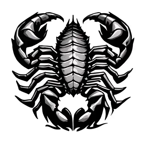 Abstract Scorpion Tribal Tattoo tattoo design idea