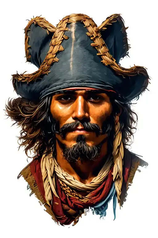 Straw Hat Pirates tattoo design idea