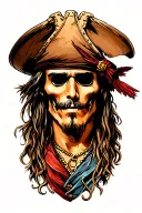 Straw Hat Pirates tattoo design idea