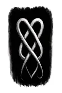 infinity symbol with heart tattoo design idea
