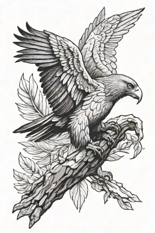 Ecuadorian condor tattoo design idea