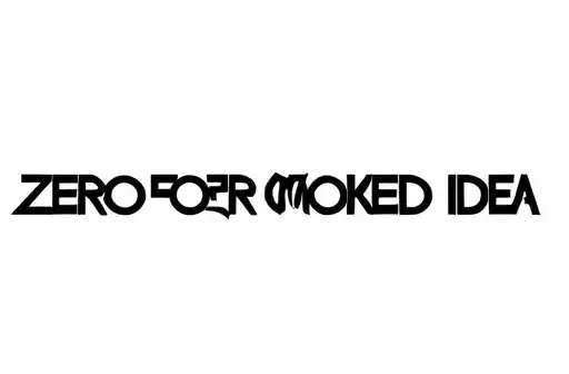 "Zero mood for crooked idea" tattoo design idea
