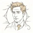  Weasley Fred Again Minimal tattoo design idea