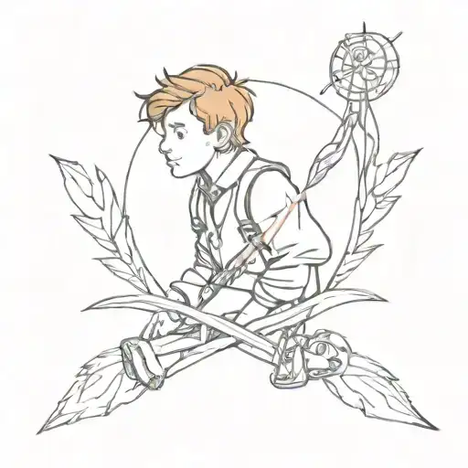  Weasley Fred Again Minimal tattoo design idea
