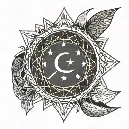 Kurdistan and Pakistan flag mix tattoo design idea