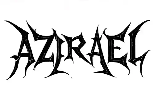 “AZRAEL” “Azrael” tattoo design idea