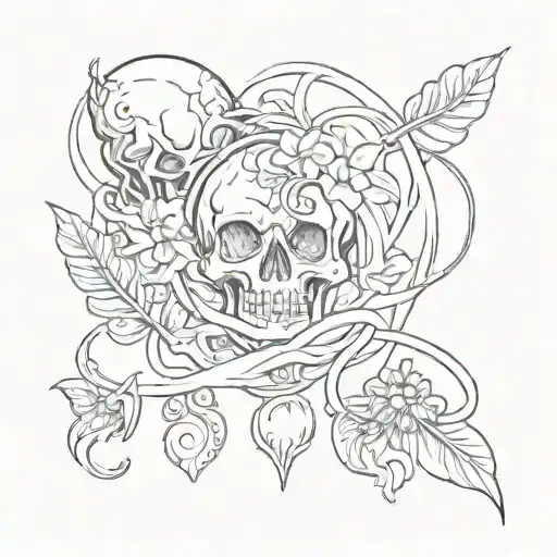 tattoo that represents 2 miscarriages tattoo design idea