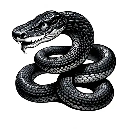 Yeat Snake tattoo design idea