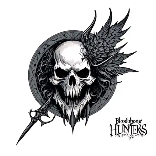 Bloodborne Hunters Mark tattoo design idea