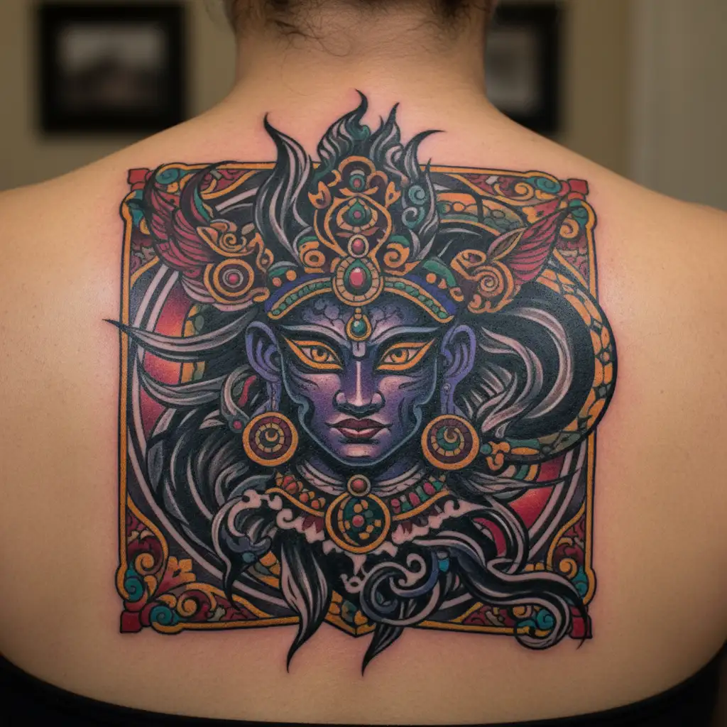 tribal tattoo hindu mythology tattoo design idea