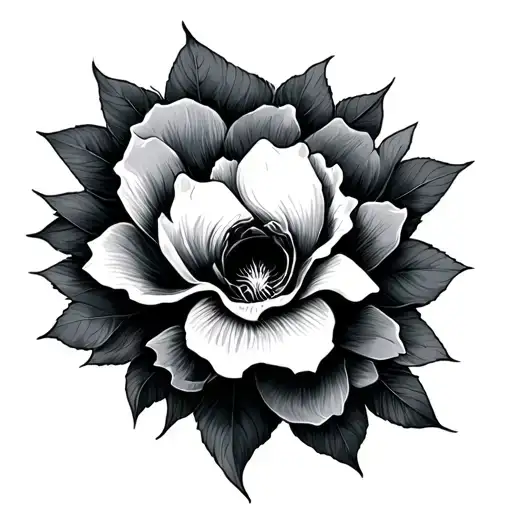 Oblique tattoo design idea