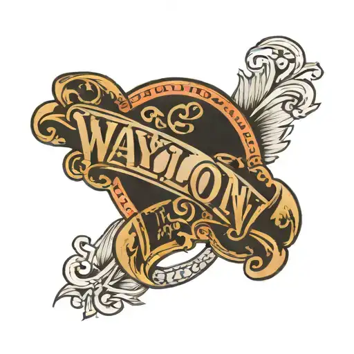 sons name written "Waylon" right side of chest with date of birth  tattoo design idea