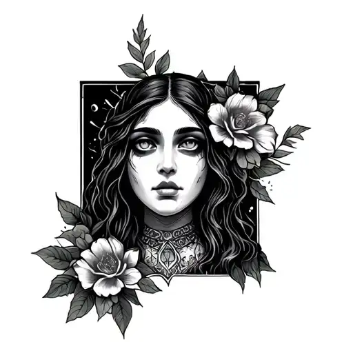 The Llorona Hand Tattoo Design tattoo design idea