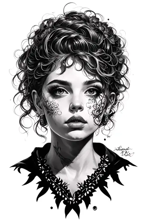 i want to be easy to draw on myself tattoo design idea