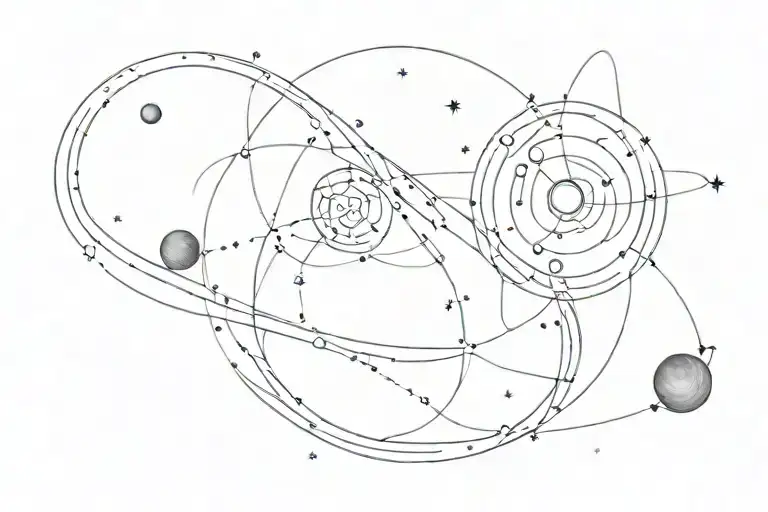 astrophysics tattoo design idea