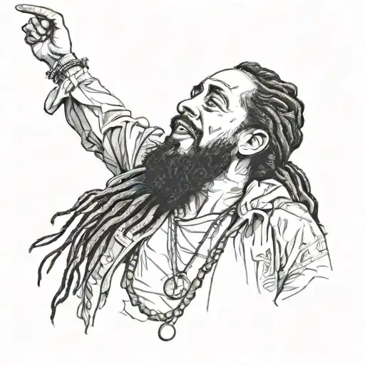 damian marley tattoo design idea
