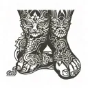 foot fetish tattoo design idea