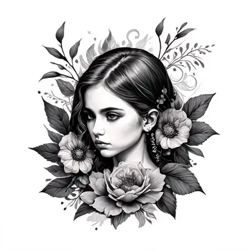 past present future tattoo design idea