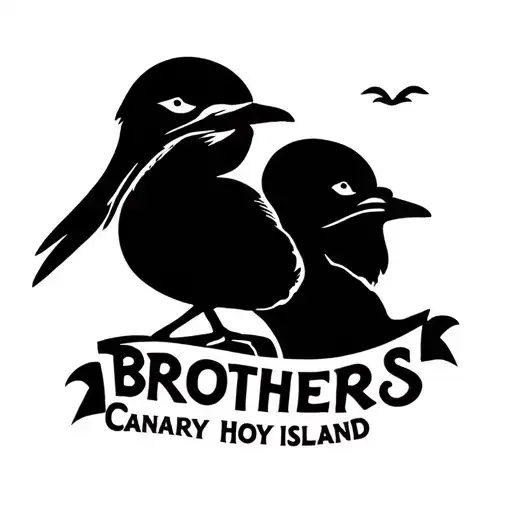 brothers holidays canary island tattoo design idea