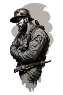 Lineman tattoo design idea