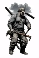 Lineman tattoo design idea